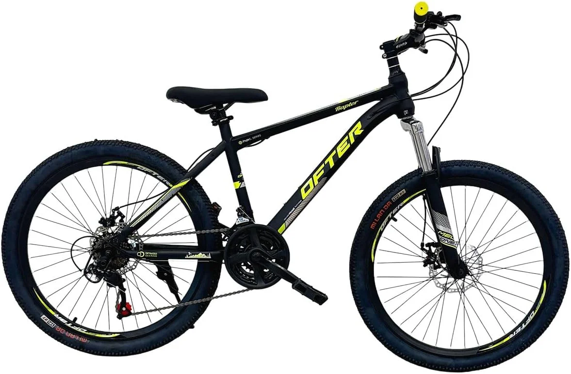 دوچرخه کوهستانی وی‌ال‌آرای بایک، سایز ۲۶ اینچ | ۲۱ دنده | بدنه فولادی مقاوم | سیستم تعلیق دوشاخ جلو | مناسب برای آقایان و بانوان | (سبز، ۲۴)