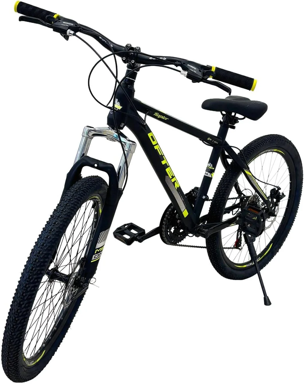 دوچرخه کوهستانی وی‌ال‌آرای بایک، سایز ۲۶ اینچ | ۲۱ دنده | بدنه فولادی مقاوم | سیستم تعلیق دوشاخ جلو | مناسب برای آقایان و بانوان | (سبز، ۲۴)