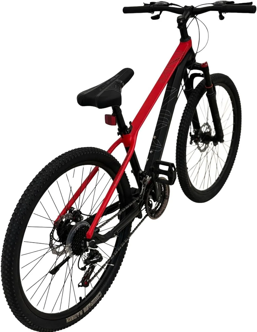 دوچرخه کوهستان 26 اینچی وی‌ال‌آرای، سفید و قرمز، فریم فولاد آلیاژی، ترمز دیسکی، سبک کلاسیک