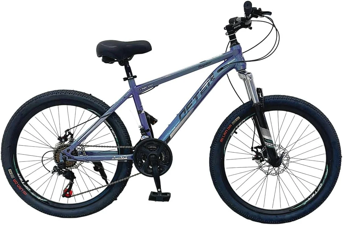 دوچرخه کوهستانی وی‌ال‌آرای MTB سایز ۲۶ اینچ | ۲۱ دنده | بدنه فولادی کربنی مقاوم | سیستم تعلیق دوشاخ جلو | مناسب برای آقایان و بانوان