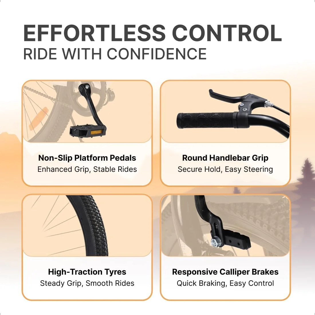 دوچرخه شهری سبک Urban Terrain City Lite تک سرعته به همراه برنامه ردیابی رویدادهای دوچرخه سواری