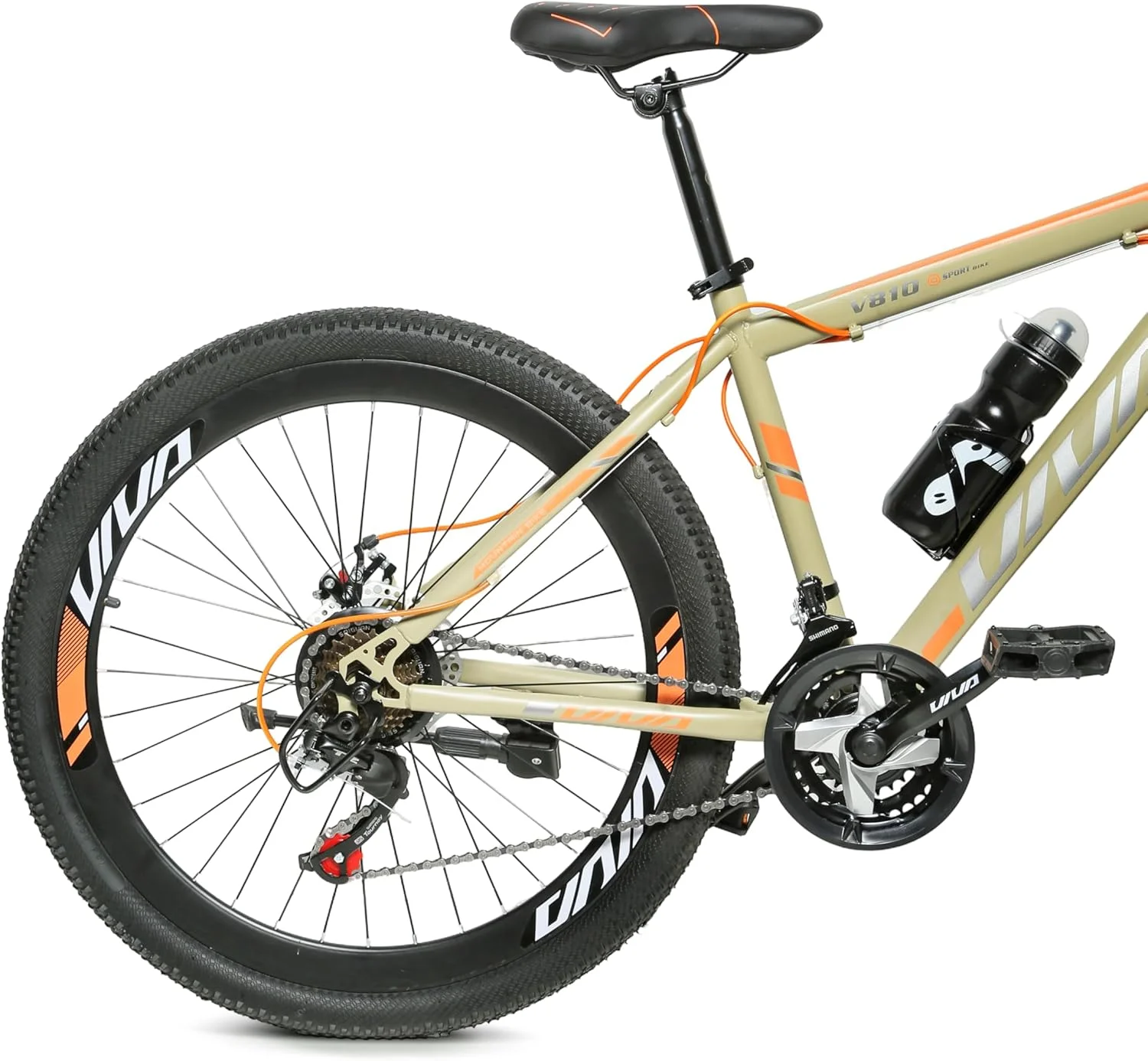 ویوا - دوچرخه کوهستانی سایز 26 اینچ، مناسب جوانان/بزرگسالان، 7-21 دنده، ساخت DerakBikes (26، آبی سبز)