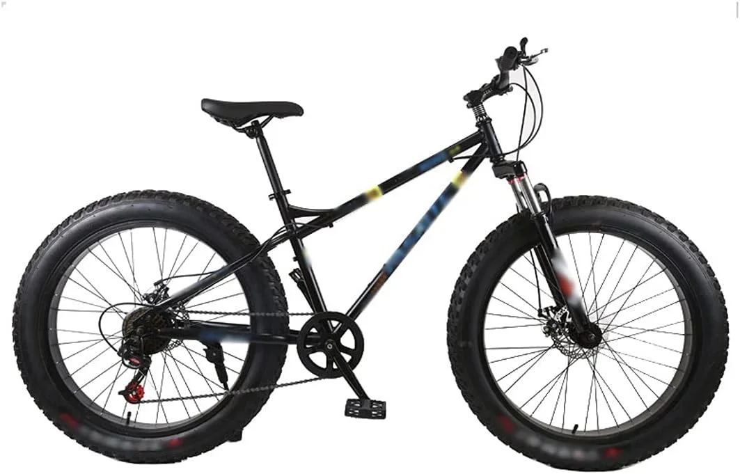 زیرانداز ساحلی دوچرخه کوهستان با لاستیک پهن 4.0، دوچرخه ساحلی فولاد کربن بالا، دوچرخه برفی (Hortelé)