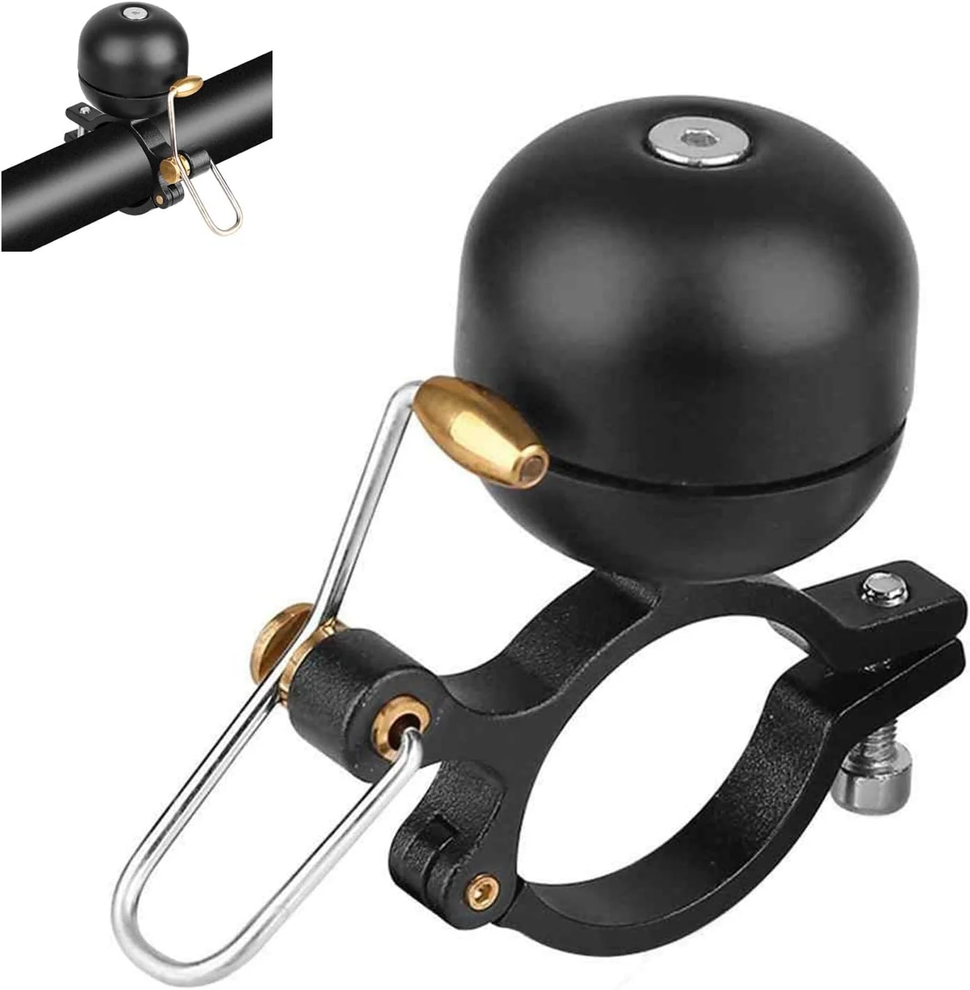 زنگ دوچرخه KASTWAVE، بدنه فلزی کامل، زنگ دوچرخه کلاسیک، لوازم جانبی بوق دوچرخه کوهستانی جاده ای برای بزرگسالان و پسران