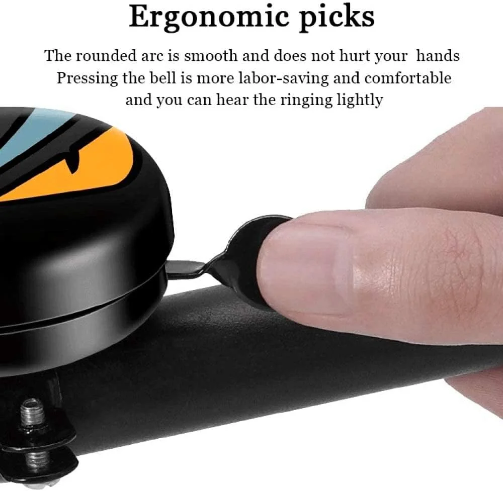 دو عدد زنگ دوچرخه KASTWAVE، زنگ برنجی دوچرخه جاده با صدای بلند، واضح و رسا، زنگ های جدید، زنگ دوچرخه، زنگ دوچرخه بزرگسال، زنگ دوچرخه جاده و کوهستان