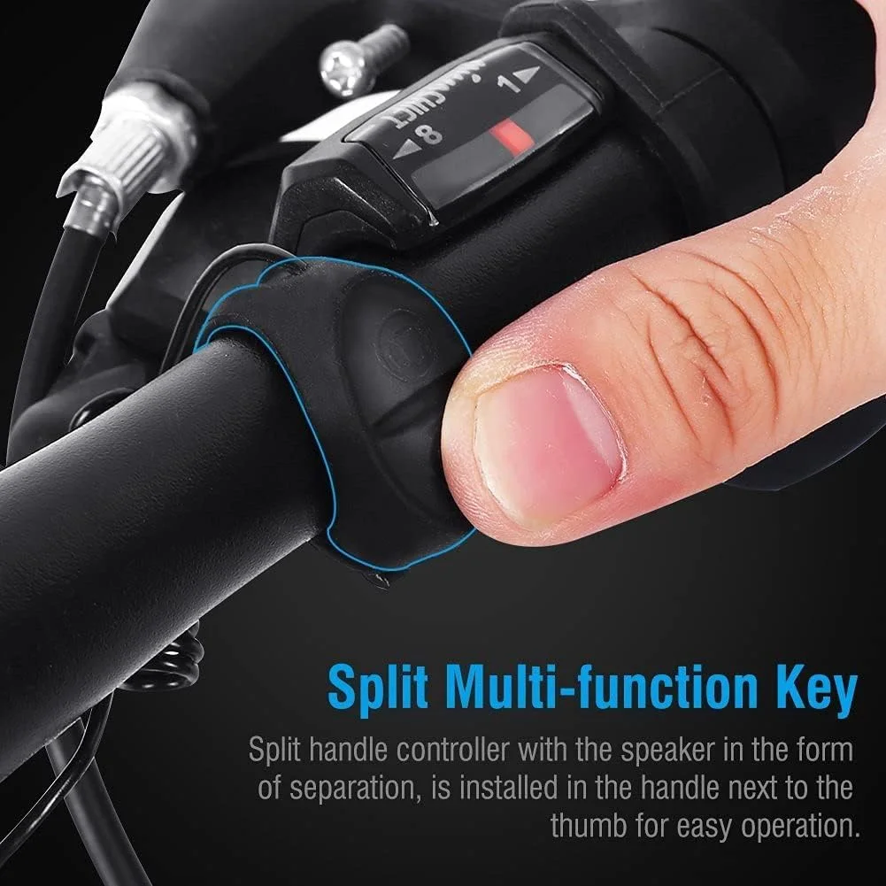 بوق دوچرخه قابل تنظیم 120dB KASTWAVE با 4 حالت صدا، لوازم جانبی دوچرخه قابل شارژ و ضد آب برای دوچرخه سواری کوهستانی (مشکی) بوق دوچرخه قابل تنظیم 120dB KASTWAVE با 4 حالت صدا، لوازم جانبی دوچرخه قابل شارژ و ضد آب برای دوچرخه سواری کوهستانی (مشکی)