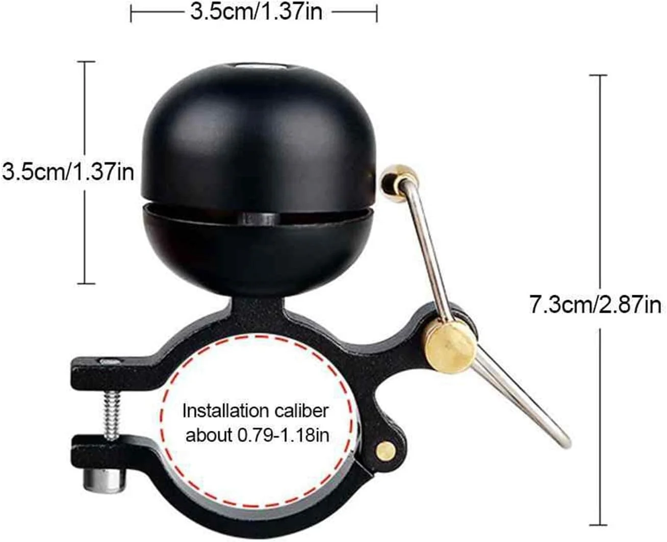 زنگ دوچرخه KASTWAVE، بدنه فلزی کامل، زنگ دوچرخه کلاسیک، لوازم جانبی بوق دوچرخه کوهستانی جاده ای برای بزرگسالان و پسران زنگ دوچرخه KASTWAVE، بدنه فلزی کامل، زنگ دوچرخه کلاسیک، لوازم جانبی بوق دوچرخه کوهستانی جاده ای برای بزرگسالان و پسران
