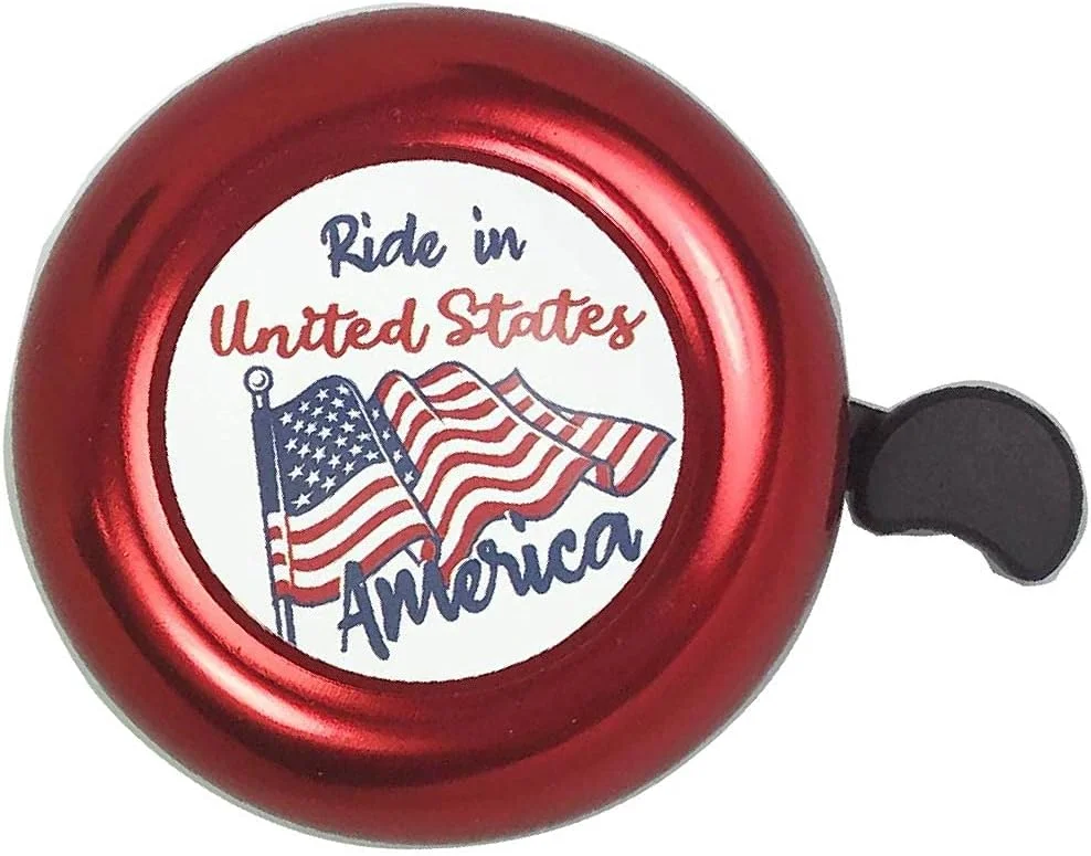 زنگ دوچرخه مناسب برای دوچرخه های کوهستانی، جاده ای، اسکوتر، کودکان، پسران، دختران و مردان - قرمز