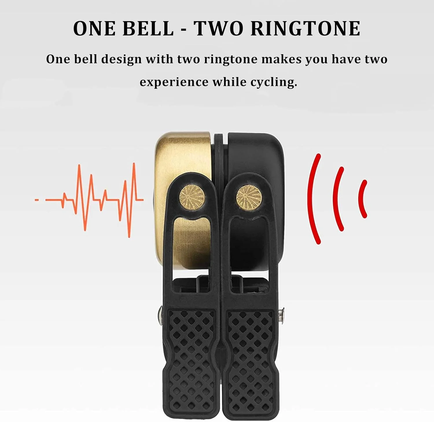 زنگ دوچرخه ROCKBROS، بوق دوچرخه کوهستان و جاده، زنگ قوی و کلاسیک برای فرمان 21-23 میلی متر زنگ دوچرخه ROCKBROS، بوق دوچرخه کوهستان و جاده، زنگ قوی و کلاسیک برای فرمان 21-23 میلی متر