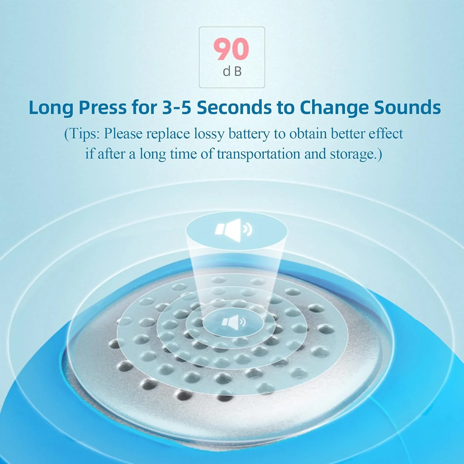 زنگ دوچرخه برقی ROCKBROS Electra 90dB، بوق دوچرخه سواری برقی، ضد آب، 3 حالت صدا، مشکی