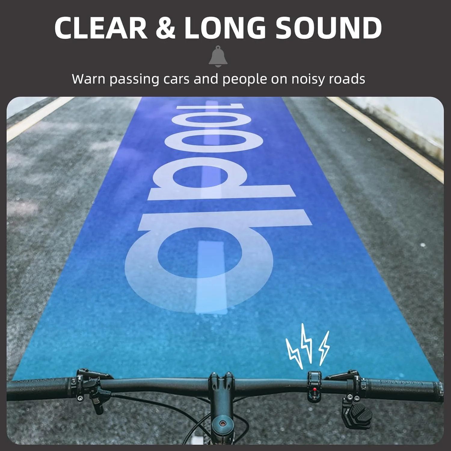 زنگ دوچرخه ROCKBROS، زنگ دوچرخه پنهان با صدای واضح و بلند، زنگ بادوام MTB برای سایز فرمان استاندارد 22.2/25.4/31.8 میلی متر، بیش از 100DB، بوق دوچرخه برای بزرگسالان یا دوچرخه کودکان