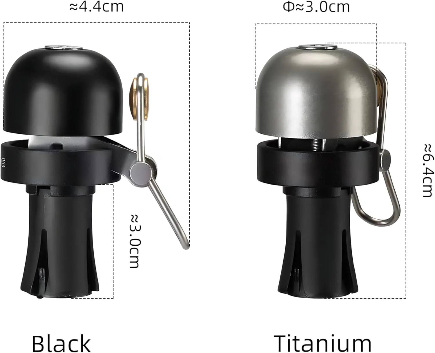 زنگ دوچرخه ZOYOSPORTS با صدای بلند و واضح، مناسب برای دوچرخه کوهستان و جاده، قابل نصب روی فرمان 22.2 میلیمتری، زنگ 80 دسیبل، 1 عدد زنگ دوچرخه ZOYOSPORTS با صدای بلند و واضح، مناسب برای دوچرخه کوهستان و جاده، قابل نصب روی فرمان 22.2 میلیمتری، زنگ 80 دسیبل، 1 عدد