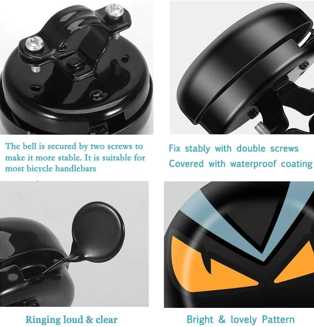 زنگ دوچرخه آلومینیومی، زنگ کوچک دوچرخه برای کودکان و بزرگسالان زنگ دوچرخه آلومینیومی، زنگ کوچک دوچرخه برای کودکان و بزرگسالان
