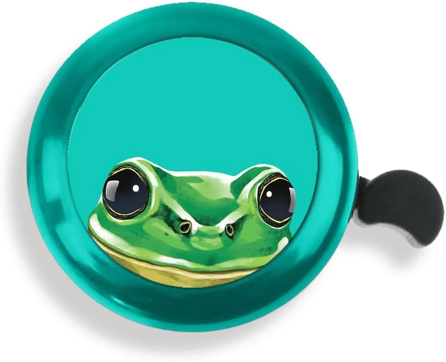 زنگ دوچرخه آلومینیومی سبز WIRESTER، زنگ کلاسیک دوچرخه، لوازم جانبی دوچرخه برای بزرگسالان، کودکان، دختران و پسران