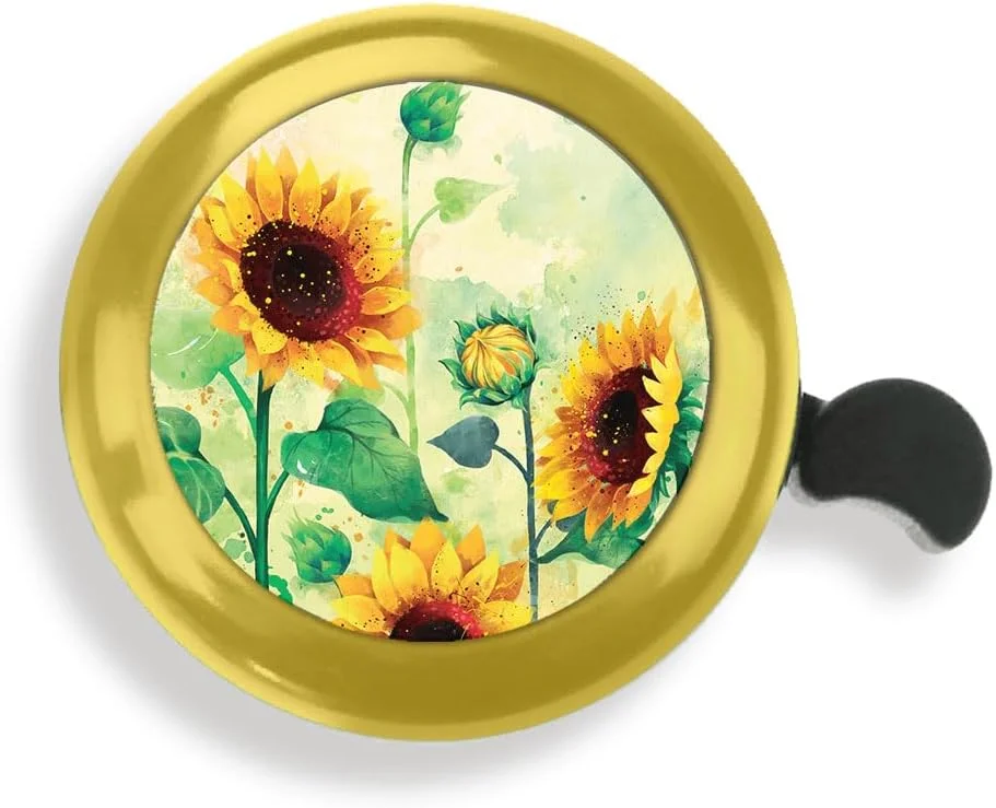 زنگ دوچرخه آلومینیومی طلایی گرد WIRESTER، زنگ کلاسیک دوچرخه، لوازم جانبی دوچرخه برای بزرگسالان، کودکان، دختران و پسران