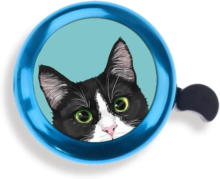 زنگ دوچرخه آلومینیومی آبی WIRESTER، زنگ دوچرخه کلاسیک، زنگ لوازم جانبی دوچرخه برای بزرگسالان، کودکان، دختران و پسران