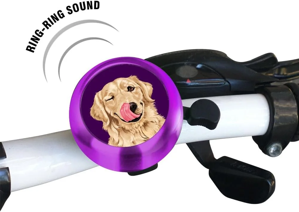 زنگ دوچرخه آلومینیومی گرد و بنفش WIRESTER، زنگ کلاسیک دوچرخه، لوازم جانبی دوچرخه برای بزرگسالان، کودکان، دختران و پسران زنگ دوچرخه آلومینیومی گرد و بنفش WIRESTER، زنگ کلاسیک دوچرخه، لوازم جانبی دوچرخه برای بزرگسالان، کودکان، دختران و پسران