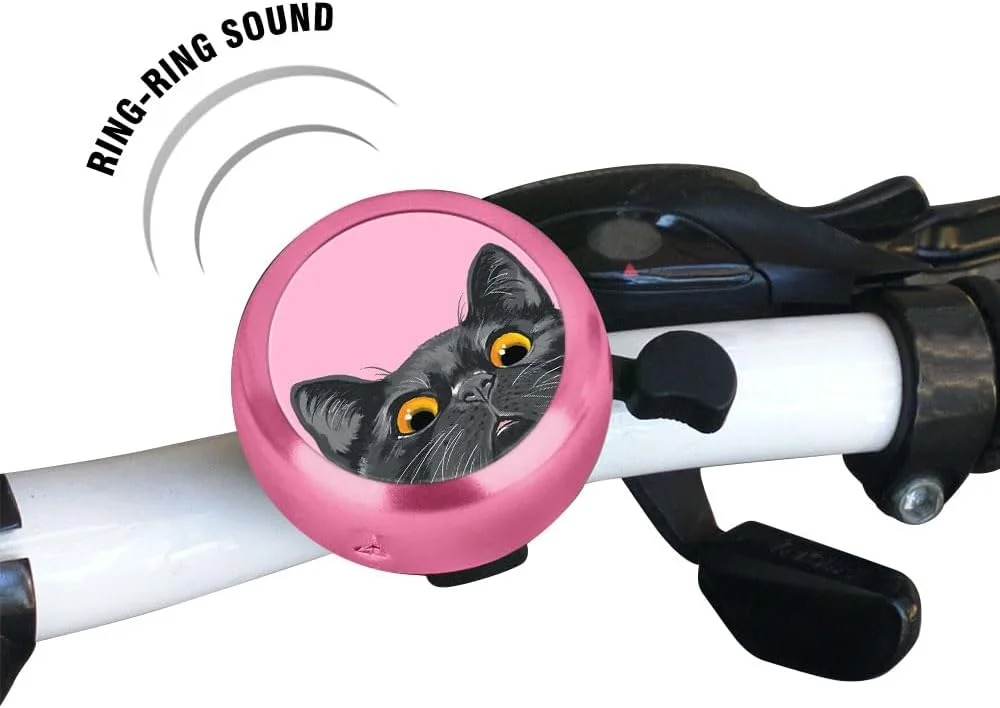 زنگ دوچرخه آلومینیومی گرد صورتی WIRESTER، زنگ دوچرخه کلاسیک، زنگ لوازم جانبی دوچرخه برای بزرگسالان، کودکان، دختران، پسران - حیوانات زنگ دوچرخه آلومینیومی گرد صورتی WIRESTER، زنگ دوچرخه کلاسیک، زنگ لوازم جانبی دوچرخه برای بزرگسالان، کودکان، دختران، پسران - حیوانات