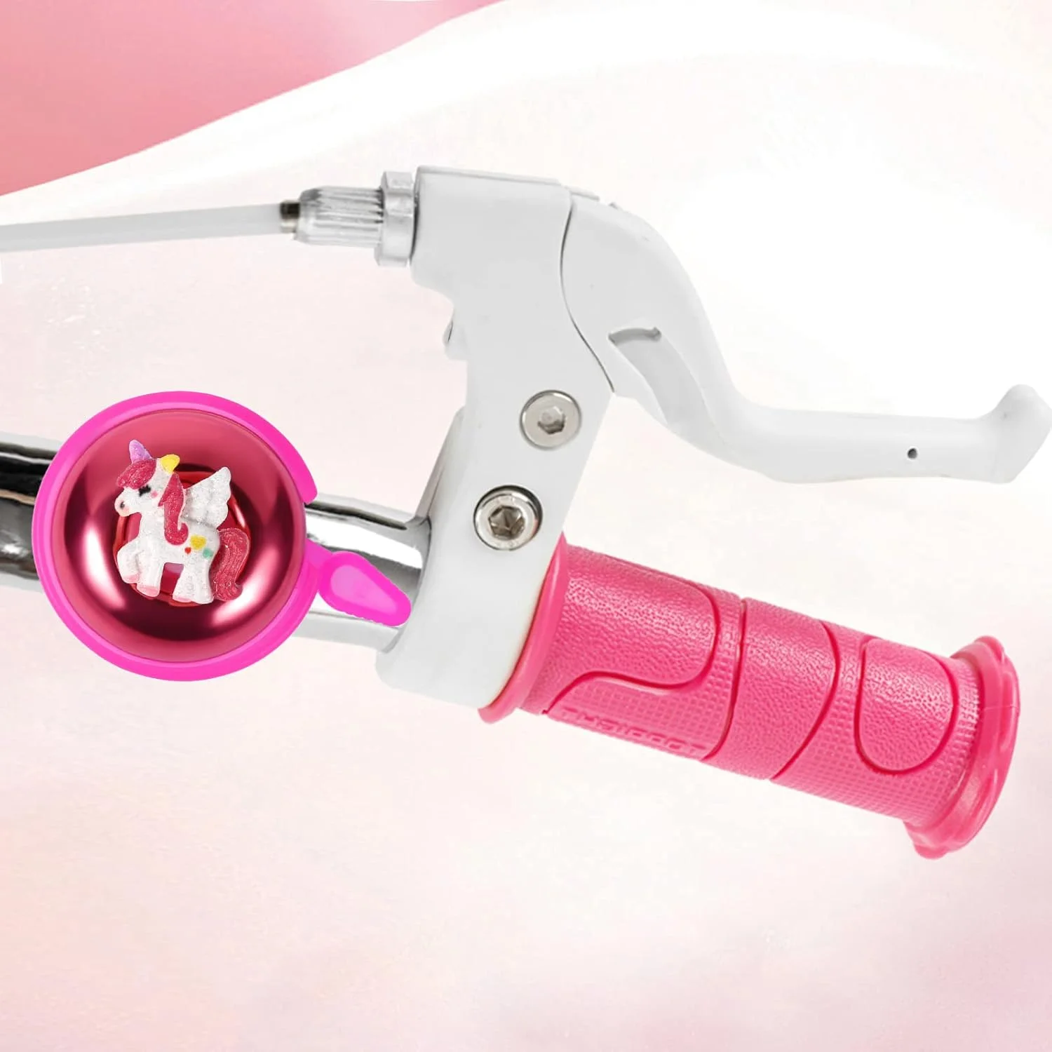 زنگ دوچرخه طرح اسب تک شاخ، لوازم جانبی دوچرخه برای کودکان، زنگ دوچرخه با سایز قابل تنظیم برای دختران، پسران و بزرگسالان زنگ دوچرخه طرح اسب تک شاخ، لوازم جانبی دوچرخه برای کودکان، زنگ دوچرخه با سایز قابل تنظیم برای دختران، پسران و بزرگسالان