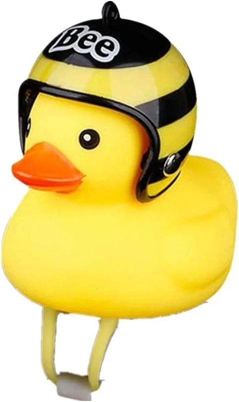 بوق دوچرخه کودکانه، چراغ دوچرخه اردک بامزه، زنگ فرمان دوچرخه، گیره روی فرمان برای بزرگسالان و کودکان