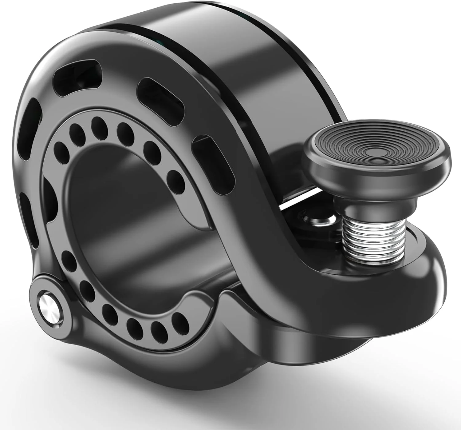 زنگ دوچرخه، زنگ دوچرخه آلیاژ آلومینیوم برای بزرگسالان و کودکان حداکثر 110 دسی بل، بوق دوچرخه مناسب برای فرمان 22.2-31.8 میلی متر برای دوچرخه کوهستانی، جاده ای، اسکوتر و دوچرخه برقی