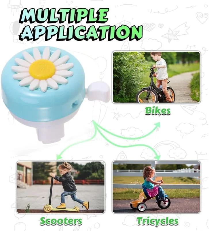 Toddmomy 1 عدد زنگ دوچرخه کودکان دکوری سبز هدیه زنگ دوچرخه بچه گانه آلیاژ آلومینیوم زنگ هشدار دوچرخه Toddmomy 1 عدد زنگ دوچرخه کودکان دکوری سبز هدیه زنگ دوچرخه بچه گانه آلیاژ آلومینیوم زنگ هشدار دوچرخه