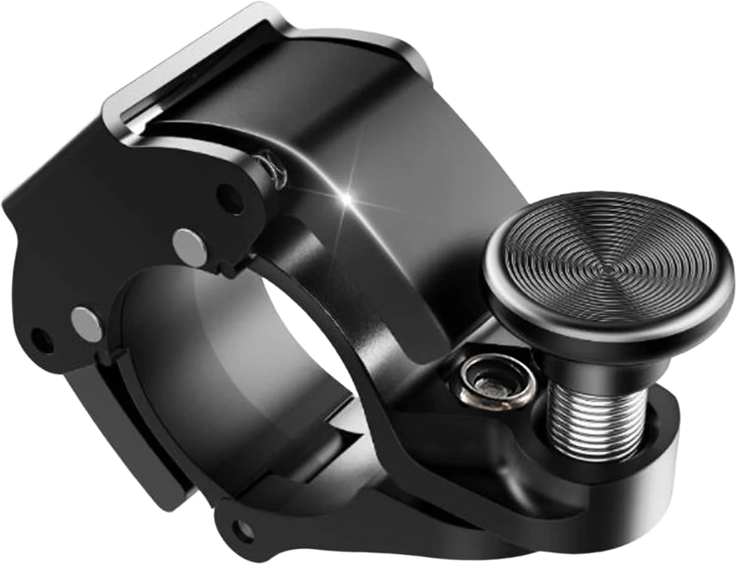 زنگ دوچرخه آلومینیومی کوچک و نوآورانه SYOSI، صدای واضح و بلند 100 دسی بل، بوق فرمان ارتقا یافته برای دوچرخه کوهستانی 22-24 میلی متر (0.86-0.94 اینچ)، ایده آل برای ایمنی دوچرخه سواری