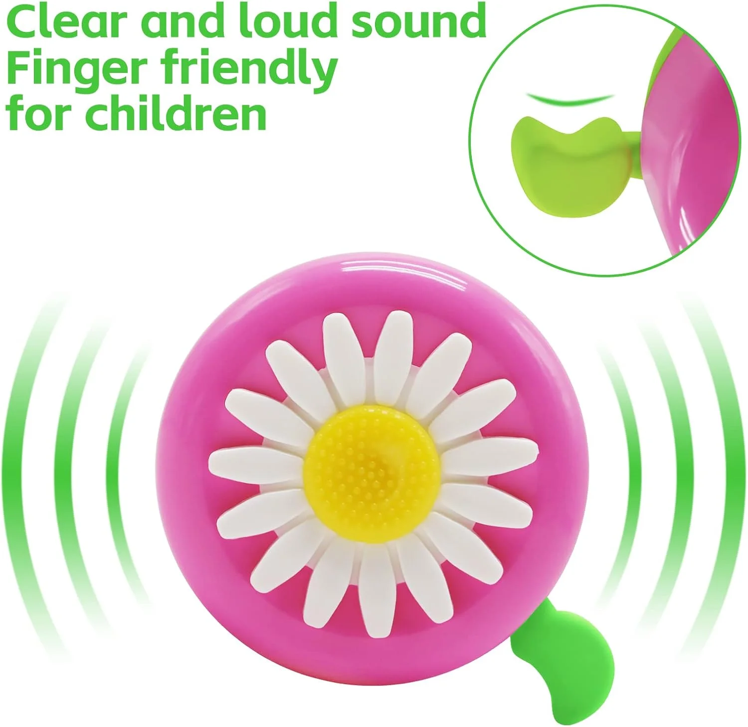 زنگ دوچرخه کودکانه، زنگ دوچرخه گل زیبا برای دختران و پسران کودک