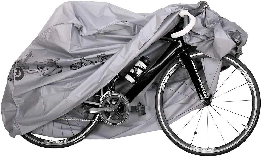 روکش ضد گرد و غبار دوچرخه SKEIDO، محافظ ضد آب باران و اشعه ماوراء بنفش جهانی برای موتور سیکلت برقی، اسکوتر، دوچرخه سواری - سفید