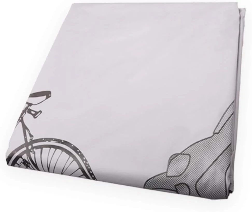 روکش ضد گرد و غبار دوچرخه SKEIDO، محافظ ضد آب باران و اشعه ماوراء بنفش جهانی برای موتور سیکلت برقی، اسکوتر، دوچرخه سواری - سفید