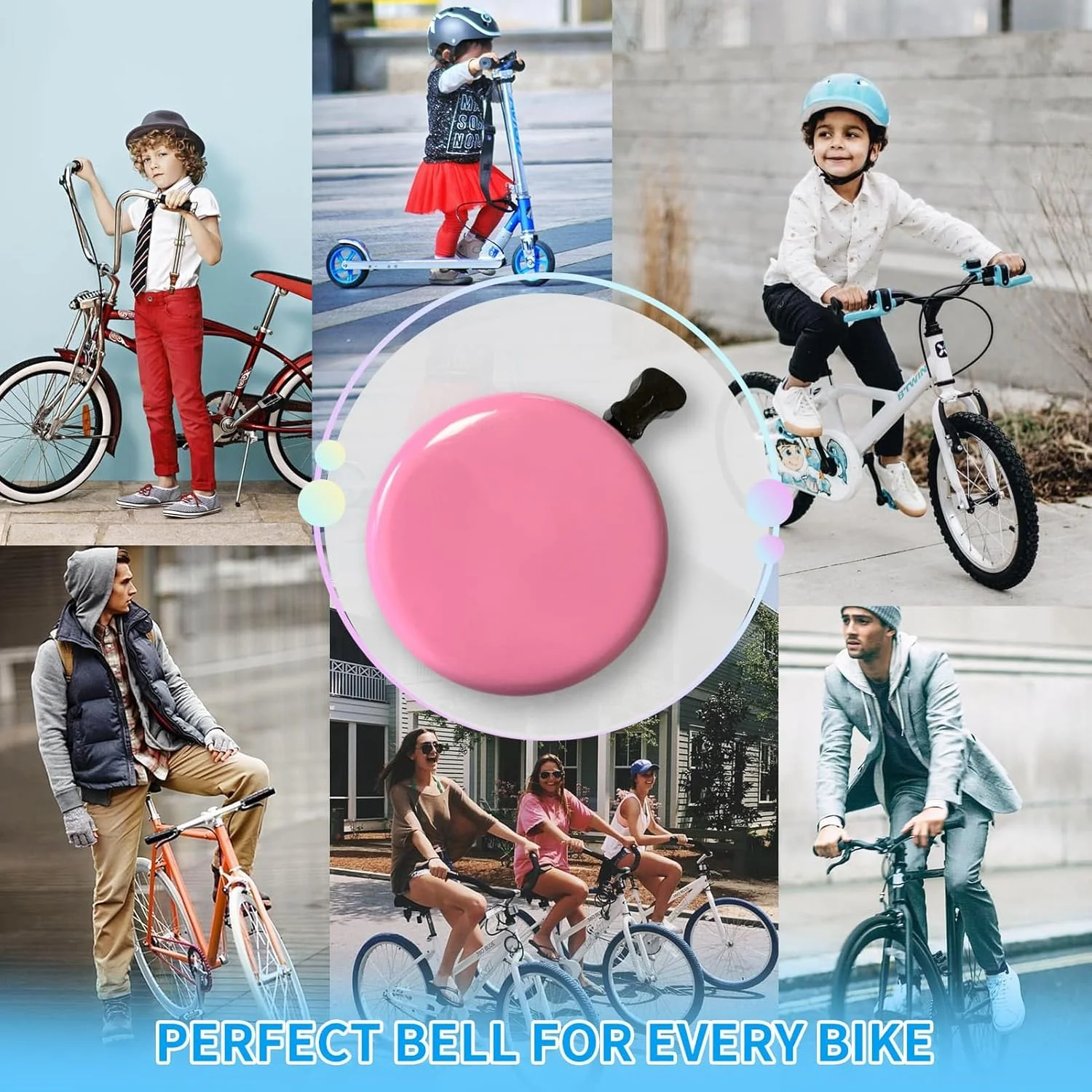 زنگ دوچرخه ساحلی کلاسیک - زنگ دوچرخه بچه گانه - صدای زنگ سنتی برای بزرگسالان و کودکان - گزینه های رنگی متنوع از TC TCBIERO زنگ دوچرخه ساحلی کلاسیک - زنگ دوچرخه بچه گانه - صدای زنگ سنتی برای بزرگسالان و کودکان - گزینه های رنگی متنوع از TC TCBIERO