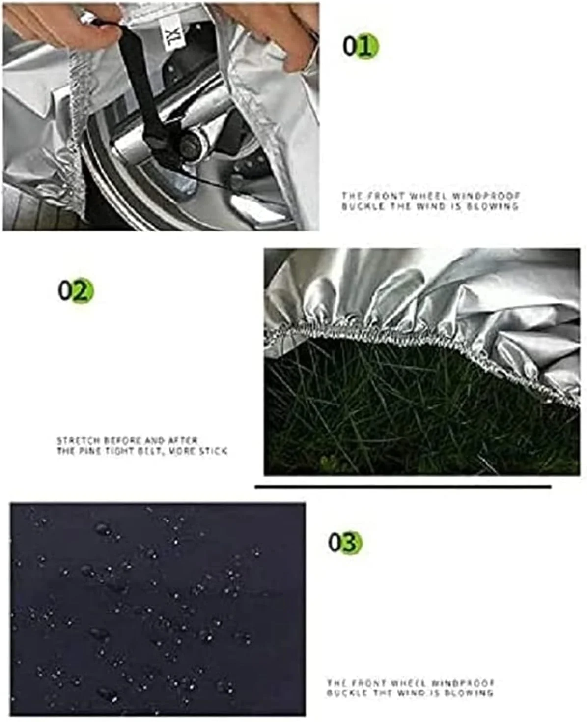 روکش ضد آب دوچرخه اسکییدو، مقاوم در برابر گرد و غبار و اشعه ماوراء بنفش، مناسب برای تمام فصول روکش ضد آب دوچرخه اسکییدو، مقاوم در برابر گرد و غبار و اشعه ماوراء بنفش، مناسب برای تمام فصول