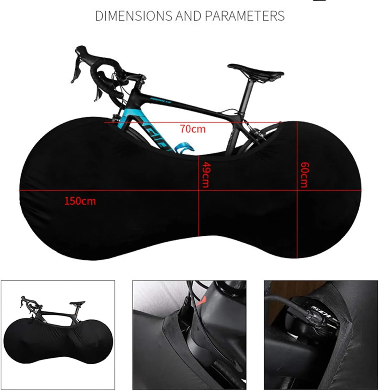 روکش دوچرخه SKEIDO، روکش گرد و غبار، روکش چرخ، روکش گرد و غبار دوچرخه کوهستانی، تجهیزات سواری، کیف لوازم جانبی دوچرخه، 1 عدد روکش دوچرخه SKEIDO، روکش گرد و غبار، روکش چرخ، روکش گرد و غبار دوچرخه کوهستانی، تجهیزات سواری، کیف لوازم جانبی دوچرخه، 1 عدد