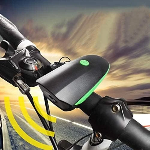 چراغ جلوی دوچرخه SKEIDO به همراه بوق الکترونیکی چراغ جلوی دوچرخه SKEIDO به همراه بوق الکترونیکی