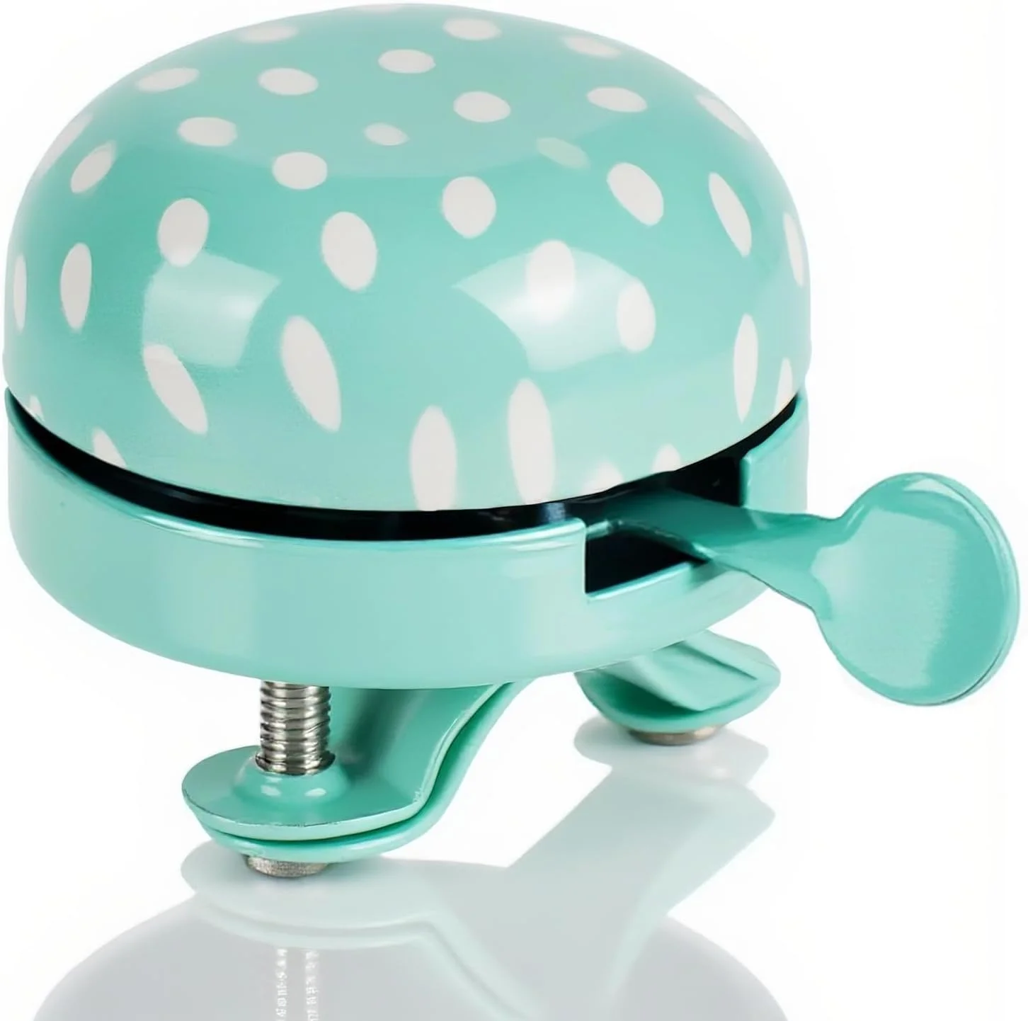 زنگ دوچرخه کودکانه، زنگ دوچرخه خالدار با صدای بلند برای کودکان و بزرگسالان، زنگ اسکوتر قدیمی برای کودکان نوپا، پسران، دختران، زنگ دسته دوچرخه کودک