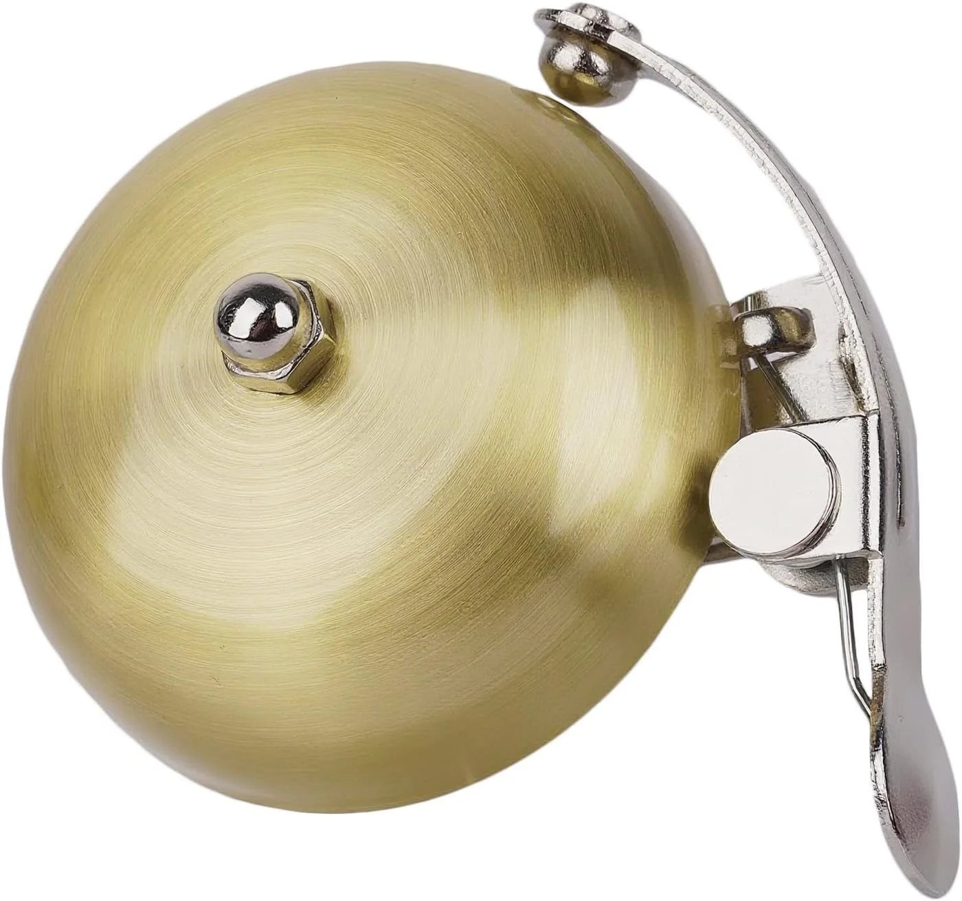 زنگ دوچرخه برنجی با صدای بلند و واضح، طراحی کلاسیک، نصب آسان، مناسب برای دوچرخه‌های کوهستانی، جاده‌ای، تاشو و اسکوتر