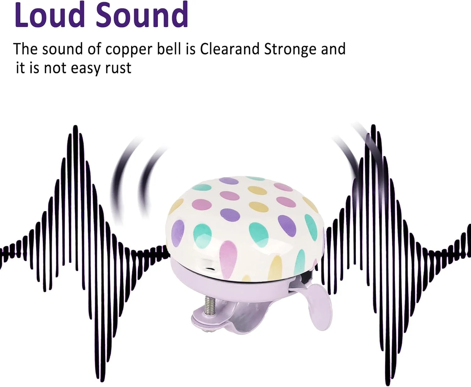 زنگ دوچرخه کودکانه، زنگ دوچرخه رنگارنگ برای کودکان - زنگ دوچرخه خال خالی زیبا برای دختران، زنگ اسکوتر کودک نوپا با صدای زنگ بلند، زنگ قدیمی برای فرمان دوچرخه کودک زنگ دوچرخه کودکانه، زنگ دوچرخه رنگارنگ برای کودکان - زنگ دوچرخه خال خالی زیبا برای دختران، زنگ اسکوتر کودک نوپا با صدای زنگ بلند، زنگ قدیمی برای فرمان دوچرخه کودک