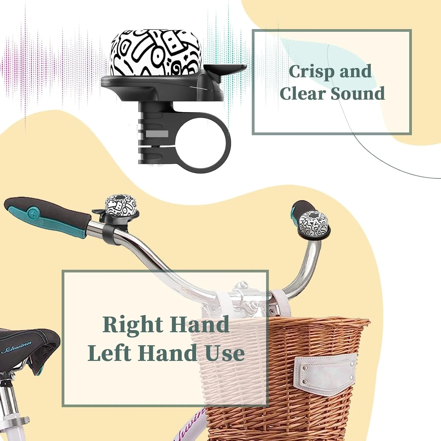 زنگ دوچرخه، بسته 2 عددی زنگ دوچرخه کلاسیک، صدای بلند و واضح برای بزرگسالان و کودکان، دوچرخه جاده، دوچرخه برقی، دوچرخه کروز، لوازم جانبی زنگ دوچرخه کوهستان زنگ دوچرخه، بسته 2 عددی زنگ دوچرخه کلاسیک، صدای بلند و واضح برای بزرگسالان و کودکان، دوچرخه جاده، دوچرخه برقی، دوچرخه کروز، لوازم جانبی زنگ دوچرخه کوهستان