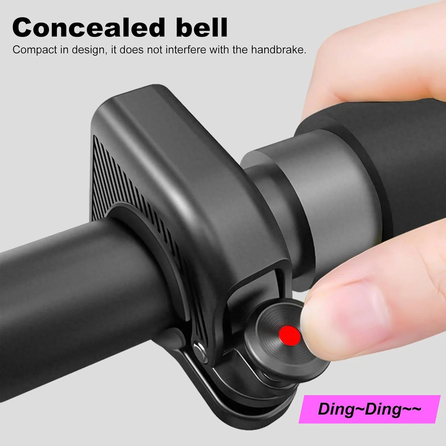 زنگ دوچرخه Qisan، بدنه پلاستیکی محکم و زنگ دوچرخه آلیاژ آلومینیوم با صدای واضح و بلند حداکثر 90 دسی بل، بوق دوچرخه مناسب برای فرمان 22.2-31.8 میلی متر برای دوچرخه کوهستانی و جاده ای - مشکی زنگ دوچرخه Qisan، بدنه پلاستیکی محکم و زنگ دوچرخه آلیاژ آلومینیوم با صدای واضح و بلند حداکثر 90 دسی بل، بوق دوچرخه مناسب برای فرمان 22.2-31.8 میلی متر برای دوچرخه کوهستانی و جاده ای - مشکی