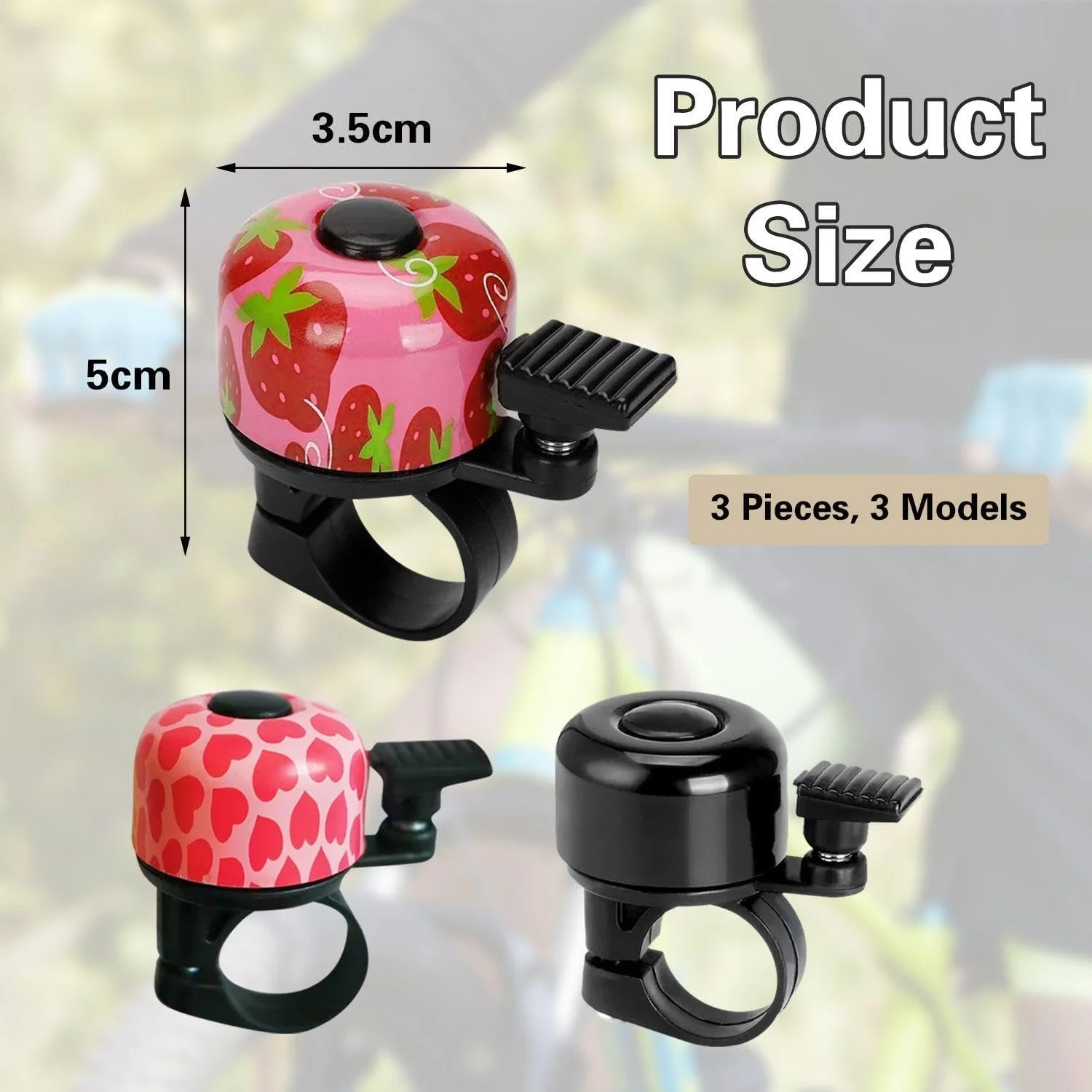 ۳ عدد زنگ دوچرخه، لوازم جانبی دوچرخه، زنگ فلزی، زنگ بادوام، زنگ کوچک دوچرخه ۳ عدد زنگ دوچرخه، لوازم جانبی دوچرخه، زنگ فلزی، زنگ بادوام، زنگ کوچک دوچرخه