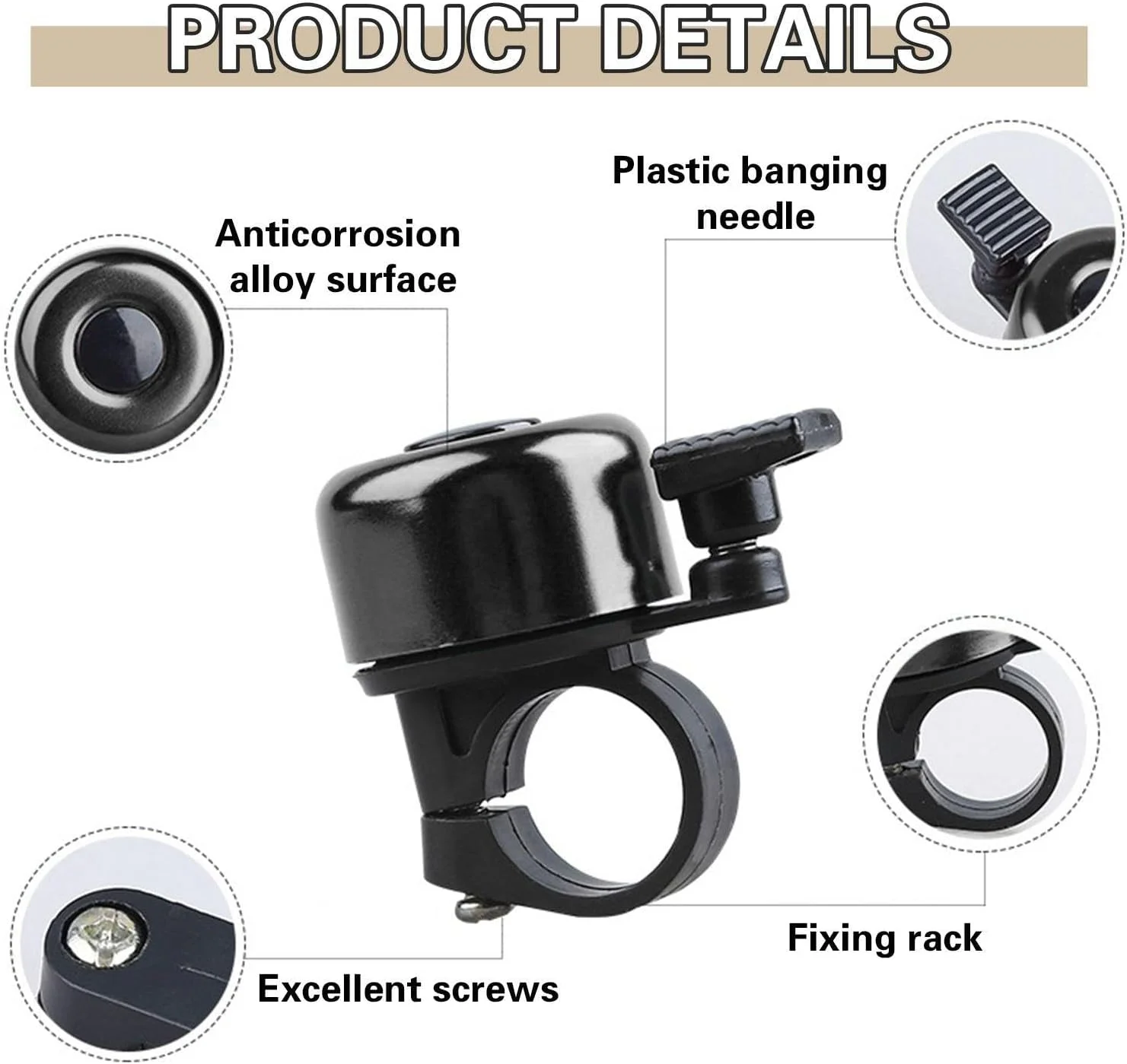 ۳ عدد زنگ دوچرخه، لوازم جانبی دوچرخه، زنگ فلزی، زنگ بادوام، زنگ کوچک دوچرخه ۳ عدد زنگ دوچرخه، لوازم جانبی دوچرخه، زنگ فلزی، زنگ بادوام، زنگ کوچک دوچرخه