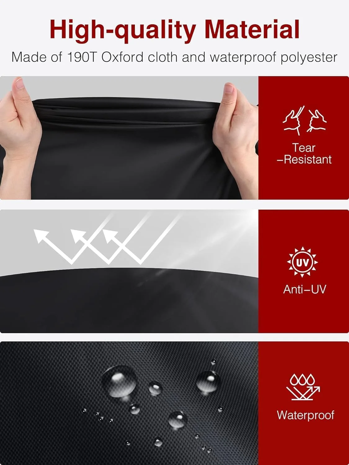 روکش دوچرخه ضد آب Nyganmelloz، روکش ممتاز آکسفورد با سوراخ قفل، محافظت در برابر آفتاب، باران، برف و گرد و غبار برای دوچرخه های کوهستانی، جاده ای، برقی و هیبریدی، مناسب برای نگهداری در فضای باز روکش دوچرخه ضد آب Nyganmelloz، روکش ممتاز آکسفورد با سوراخ قفل، محافظت در برابر آفتاب، باران، برف و گرد و غبار برای دوچرخه های کوهستانی، جاده ای، برقی و هیبریدی، مناسب برای نگهداری در فضای باز