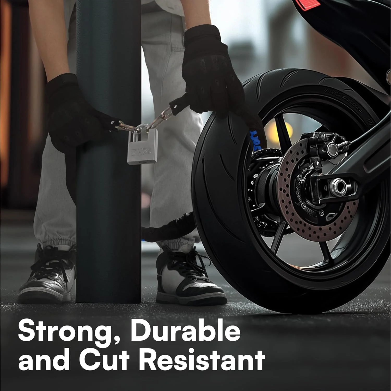 قفل زنجیری H&S (قطر 6 میلی متر در طول 1200 میلی متر) - قفل زنجیری سنگین دوچرخه و موتورسیکلت H & S با قطر 6/8/10 میلی متر در طول 1.2/2 متر قفل زنجیری H&S (قطر 6 میلی متر در طول 1200 میلی متر) - قفل زنجیری سنگین دوچرخه و موتورسیکلت H & S با قطر 6/8/10 میلی متر در طول 1.2/2 متر