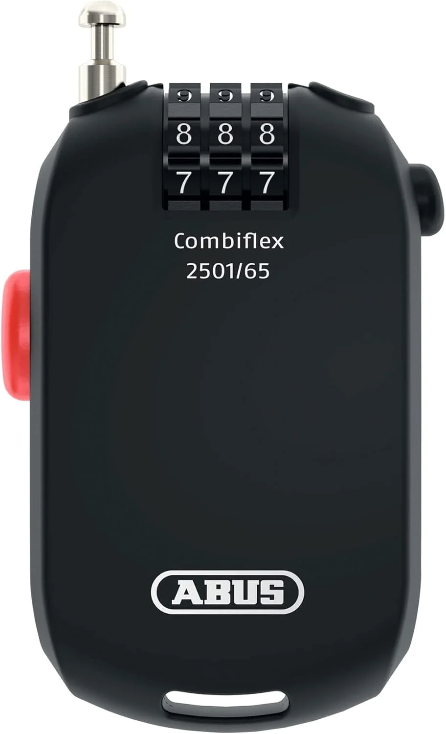 قفل کابلی یونی‌سکس ABUS مدل Combiflex 2501، مشکی، 65 سانتی‌متر