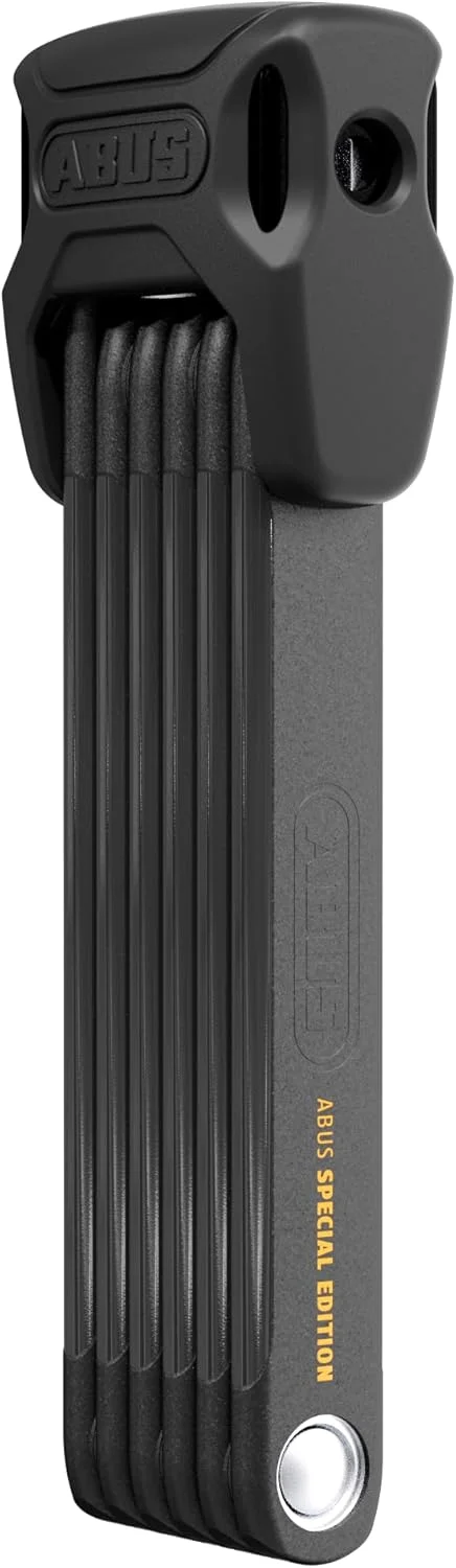 قفل تاشو ABUS Bordo 6000K با نگهدارنده قفل SH، قفل دوچرخه با سیلندر XPlus برای محافظت بالا در برابر دستکاری، سطح امنیت ABUS 10، طول 90 سانتی متر، مشکی/نارنجی قفل تاشو ABUS Bordo 6000K با نگهدارنده قفل SH، قفل دوچرخه با سیلندر XPlus برای محافظت بالا در برابر دستکاری، سطح امنیت ABUS 10، طول 90 سانتی متر، مشکی/نارنجی