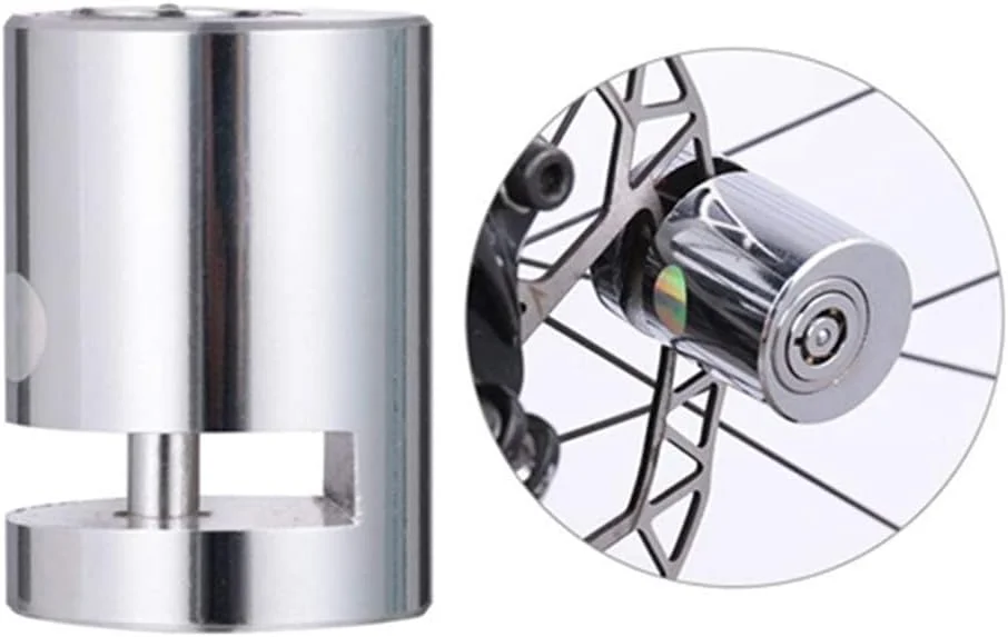 قفل دیسکی دوچرخه SYOSI، قفل مینی ضد زنگ با سختی بالا، قفل دیسکی کوچک و قابل حمل موتور سیکلت، قفل ضد سرقت ضد آب برای موتور سیکلت، دوچرخه کوهستانی