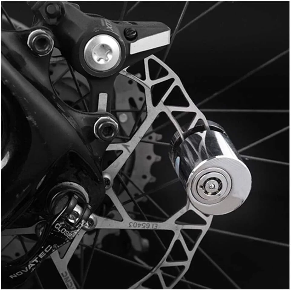 قفل دیسکی دوچرخه SYOSI، قفل مینی ضد زنگ با سختی بالا، قفل دیسکی کوچک و قابل حمل موتور سیکلت، قفل ضد سرقت ضد آب برای موتور سیکلت، دوچرخه کوهستانی قفل دیسکی دوچرخه SYOSI، قفل مینی ضد زنگ با سختی بالا، قفل دیسکی کوچک و قابل حمل موتور سیکلت، قفل ضد سرقت ضد آب برای موتور سیکلت، دوچرخه کوهستانی