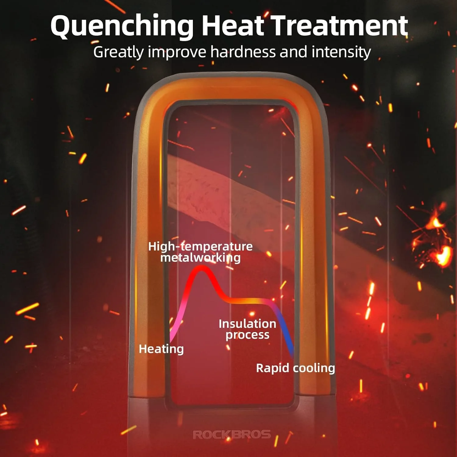 قفل یو دوچرخه KASTWAVE، قفل یو ضد سرقت سنگین دوچرخه با روکش سیلیکونی کابل، حداکثر 22.5 میلی متر قفل یو دوچرخه + کلید + براکت نصب قفل یو دوچرخه KASTWAVE، قفل یو ضد سرقت سنگین دوچرخه با روکش سیلیکونی کابل، حداکثر 22.5 میلی متر قفل یو دوچرخه + کلید + براکت نصب