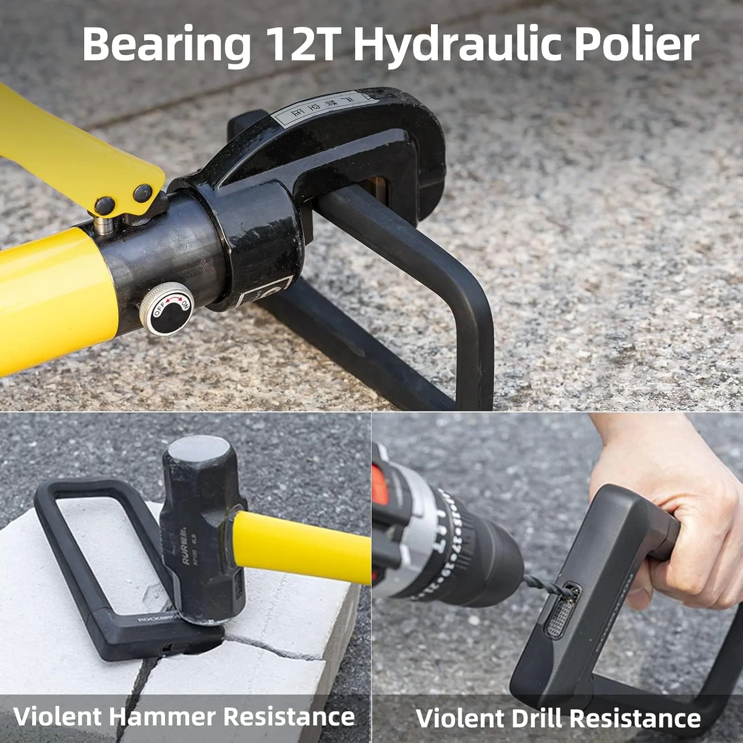 قفل یو دوچرخه KASTWAVE، قفل یو ضد سرقت سنگین دوچرخه با روکش سیلیکونی کابل، حداکثر 22.5 میلی متر قفل یو دوچرخه + کلید + براکت نصب قفل یو دوچرخه KASTWAVE، قفل یو ضد سرقت سنگین دوچرخه با روکش سیلیکونی کابل، حداکثر 22.5 میلی متر قفل یو دوچرخه + کلید + براکت نصب