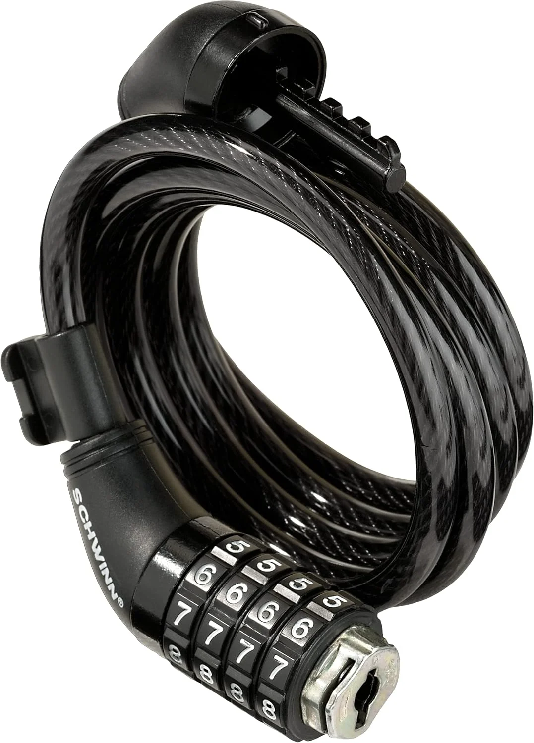 قفل کابلی ترکیبی شوین Rbrz Cmb به طول 1.5 متر و ضخامت 8 میلی متر قفل کابلی ترکیبی شوین Rbrz Cmb به طول 1.5 متر و ضخامت 8 میلی متر